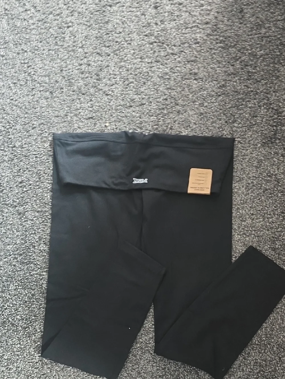 PINK Victoria's Secret Active Black High Waist Leggings Regular Length - Picture 1 of 3